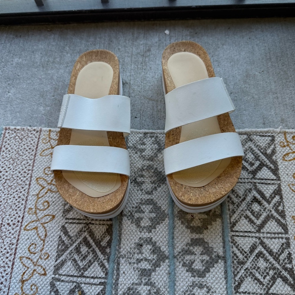 Reef Women's Cushion Vista Hi Platform Slide Sandals